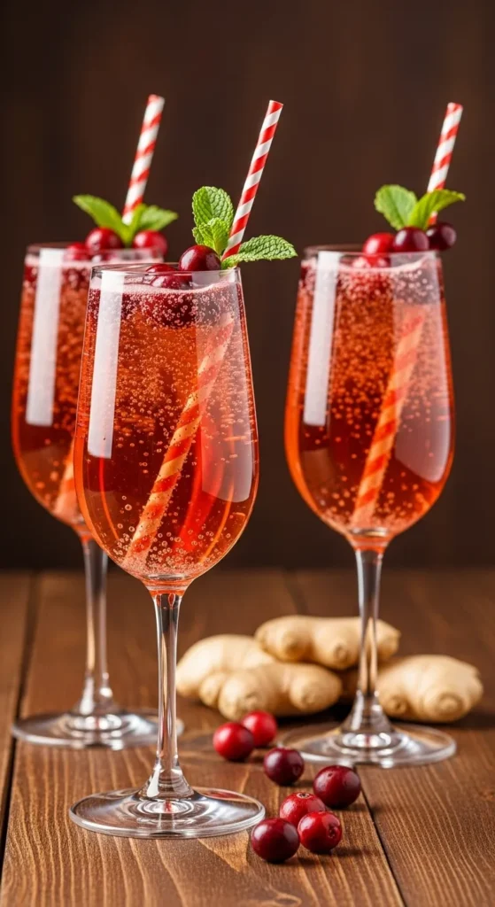 Cranberry Ginger Sparkler