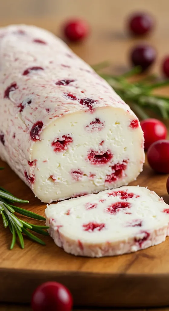Cranberry Goat Cheese Log