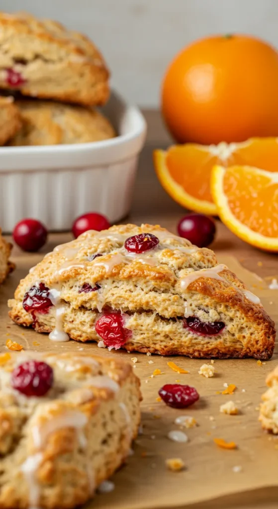 Cranberry Orange Scones
