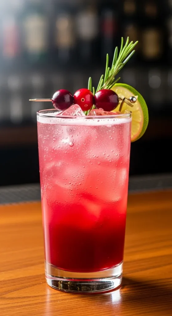 Cranberry Tequila Spritz