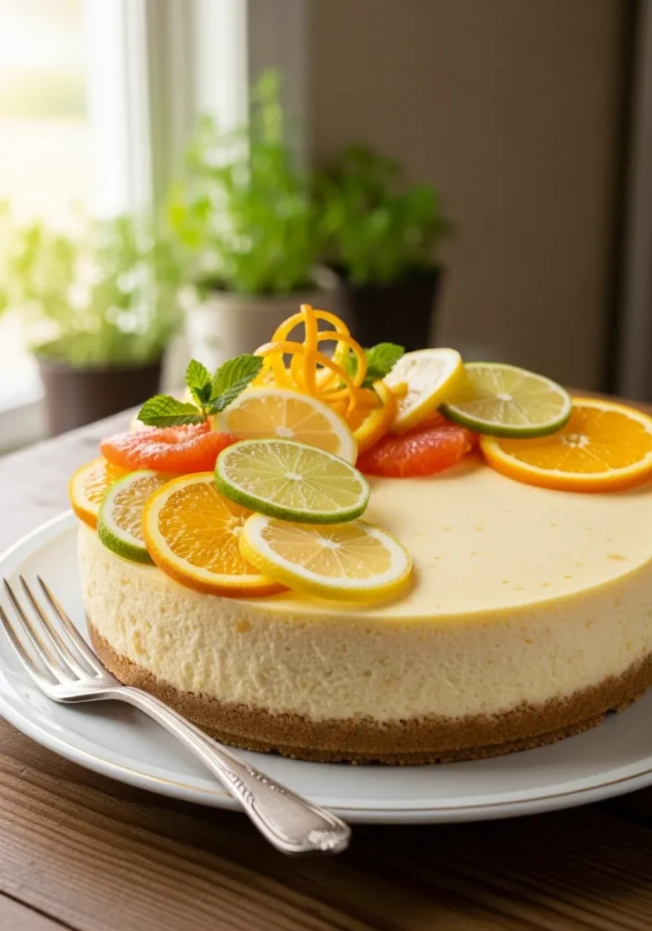 Creamy Citrus Cheesecake Recipe