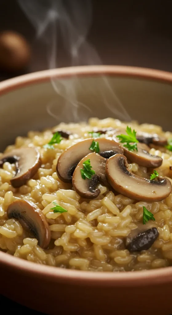 Creamy Mushroom Risotto