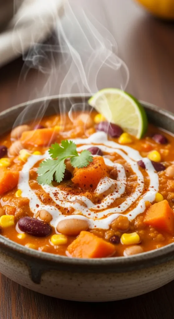 Creamy Pumpkin Coconut Chili