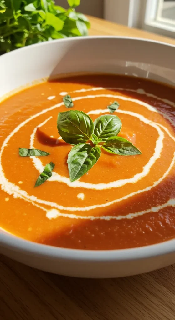 Creamy Tomato Basil Soup