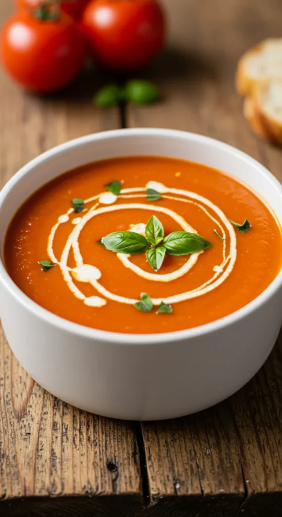 Creamy Tomato Basil Soup