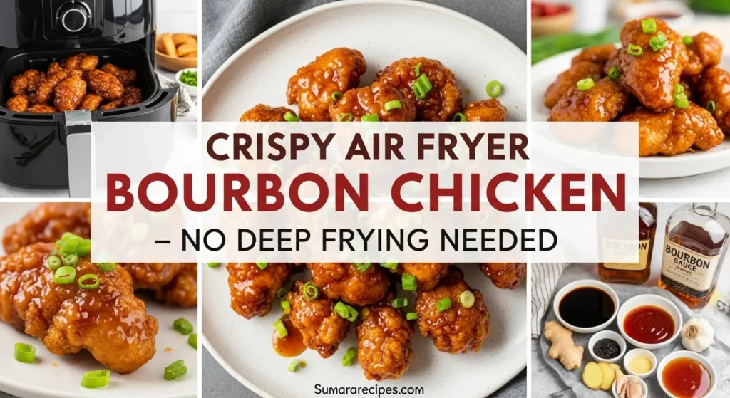 Crispy Air Fryer Bourbon Chicken – No Deep Frying Needed