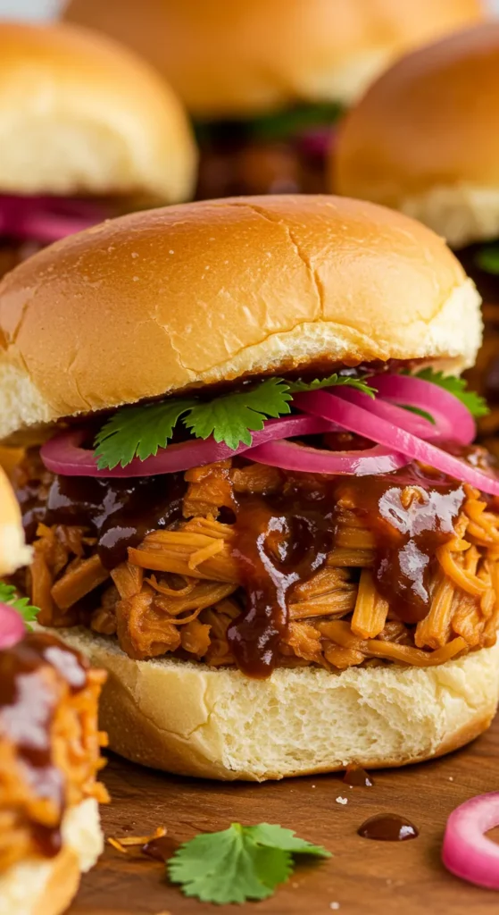 Crispy BBQ Jackfruit Sliders
