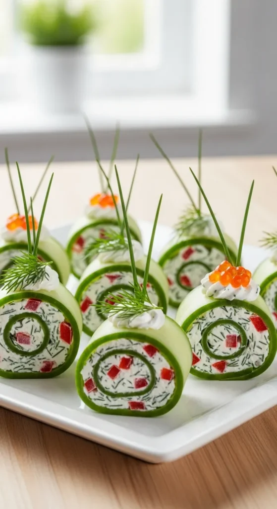 . Cucumber Roll-Ups