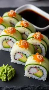 Cucumber Sushi Rolls