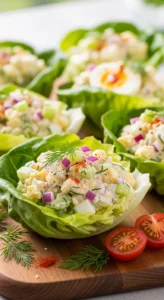 Egg Salad Lettuce Cups