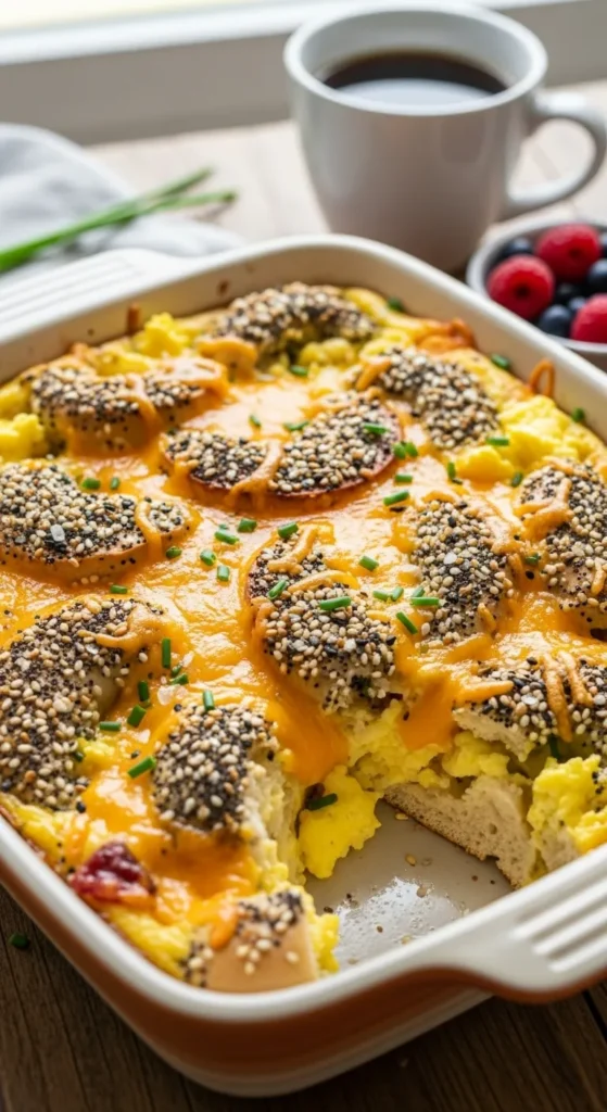 . Everything Bagel Breakfast Casserole