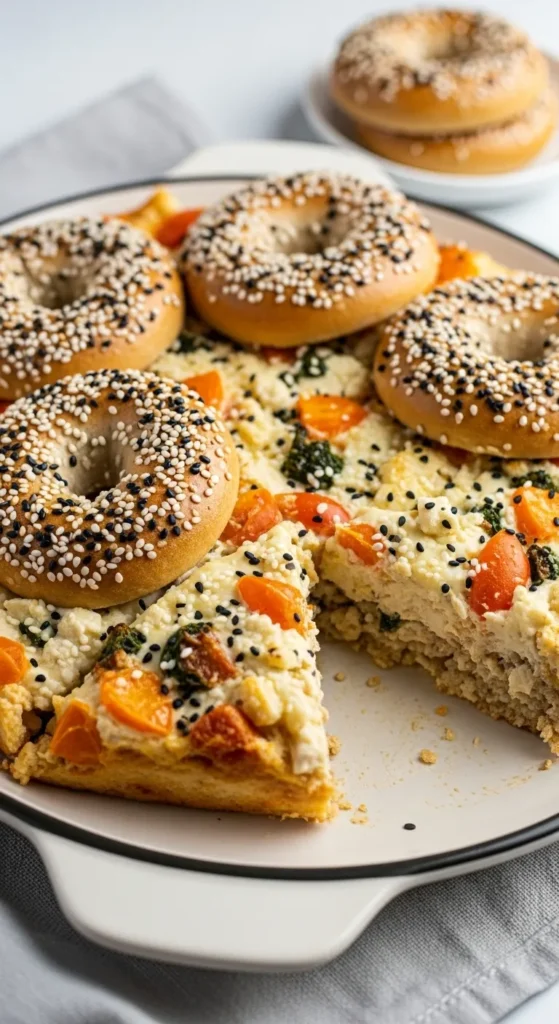 Everything Bagel Breakfast Casserole