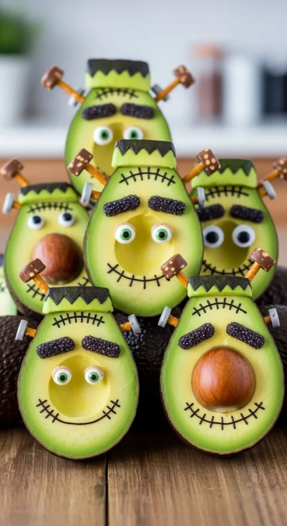 Frankenstein Avocado Heads