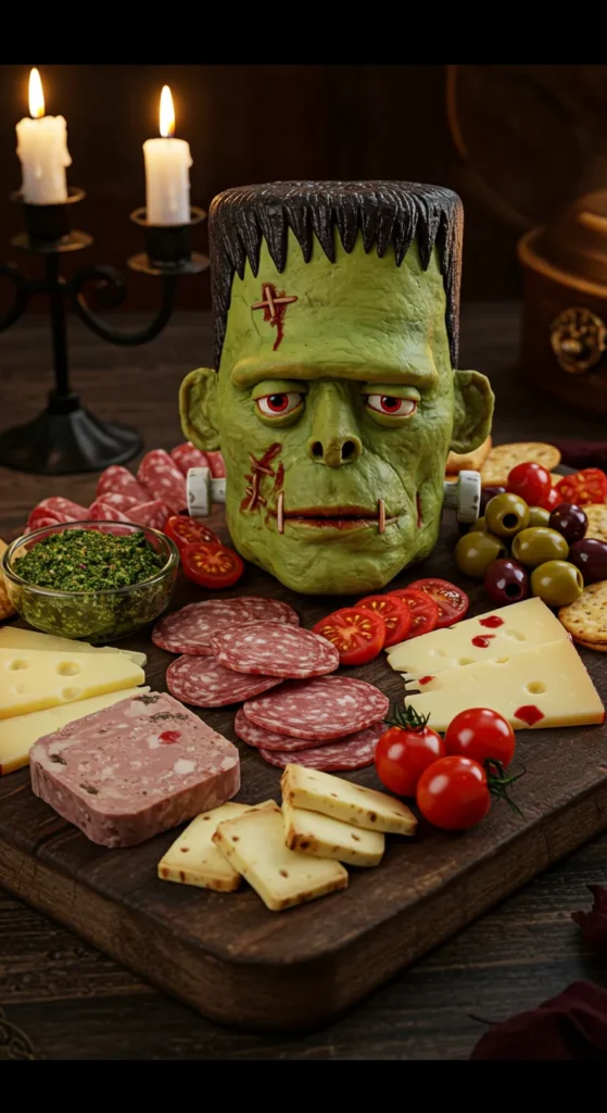 Frankenstein's Feast Charcuterie Board