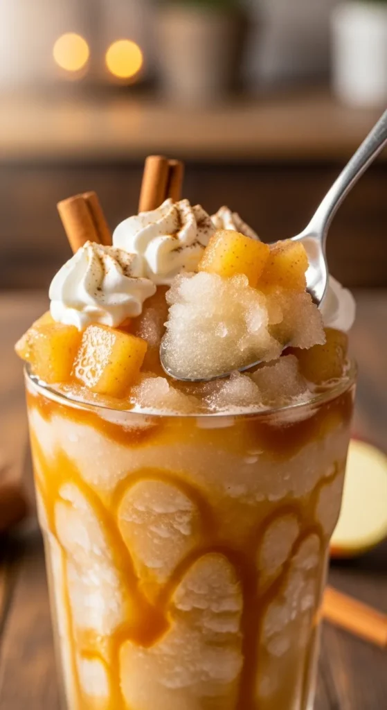 Frozen Apple Pie Slush