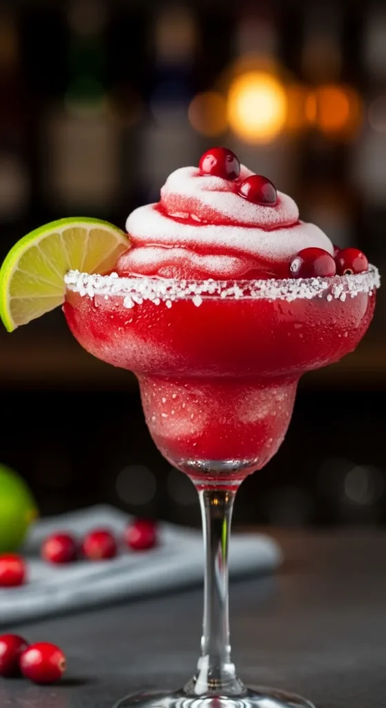 Frozen Cranberry Margarita