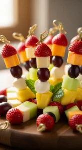 Fruit & Cheese Skewers
