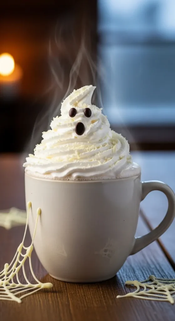 Ghostly White Hot Chocolate