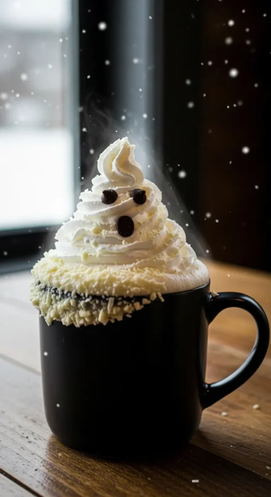 Ghostly White Hot Chocolate
