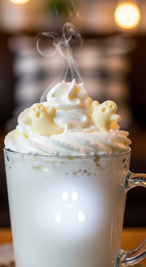 Ghostly White Hot Chocolate