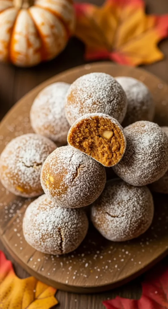 Gingerbread Pumpkin Protein Balls