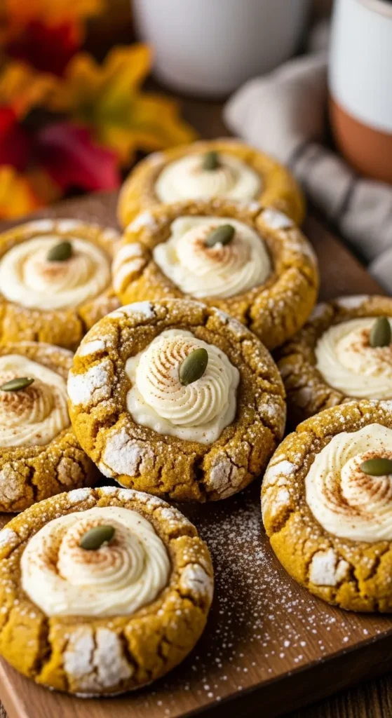 Gluten-Free Pumpkin Cheesecake Cookies
