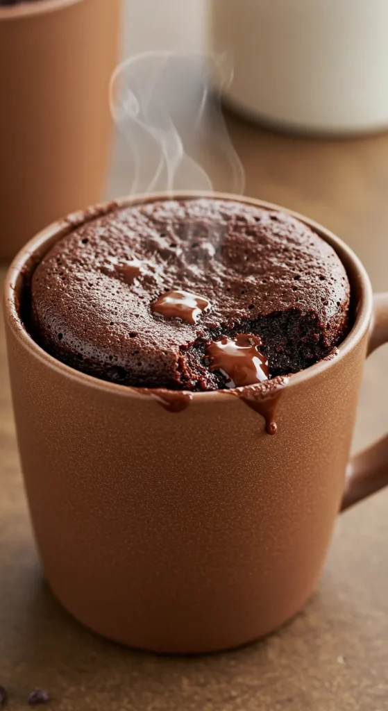 Gooey Chocolate Mug Cake