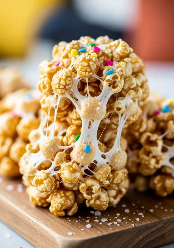 Gooey Marshmallow Popcorn Balls