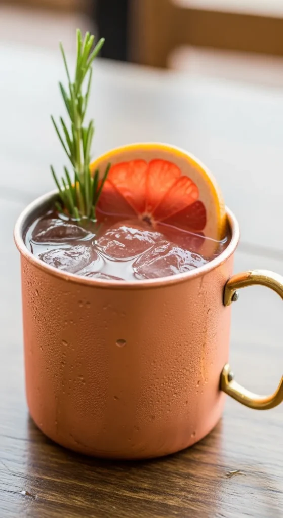 Grapefruit Rosemary Gin Mule