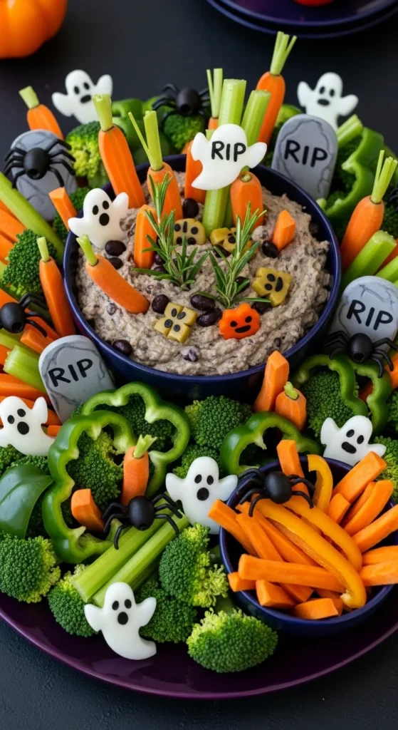 Graveyard Veggie Tray