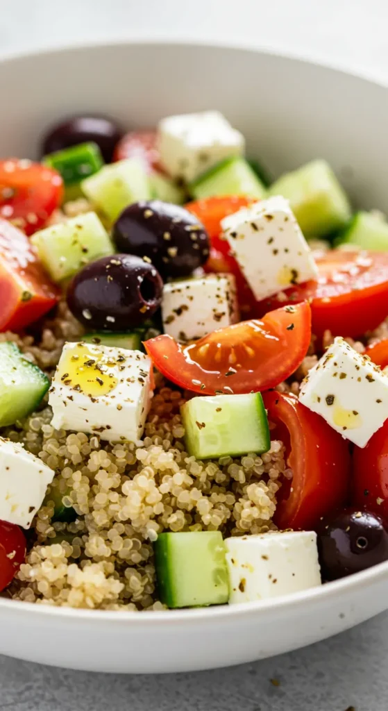 Greek-Inspired Quinoa Bowl