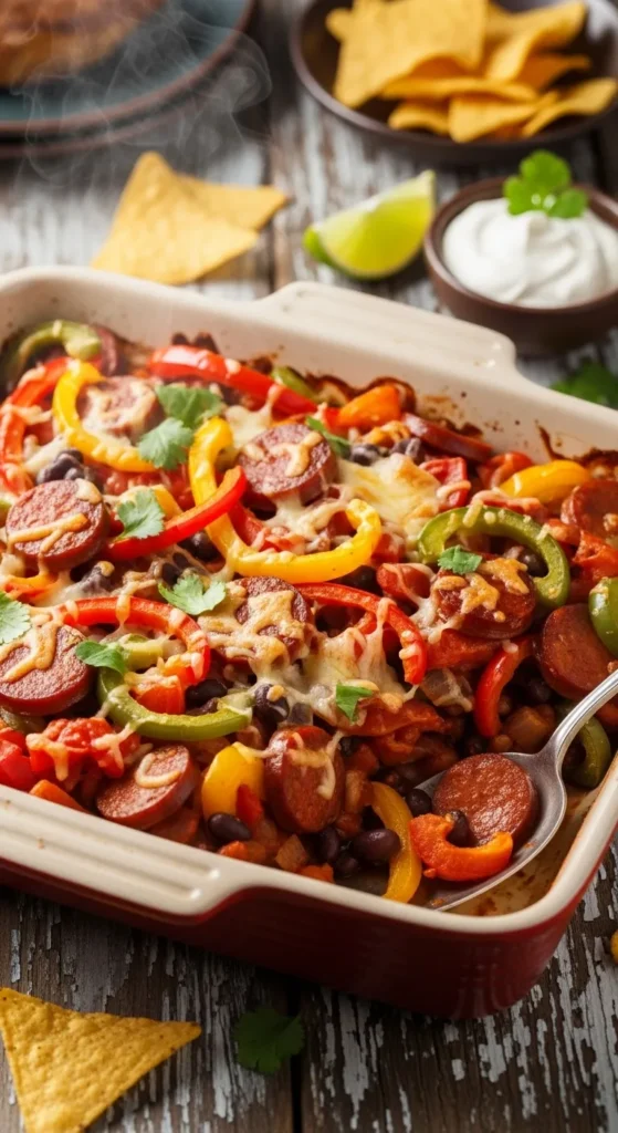 Ham and Swiss Croissant Casserole
