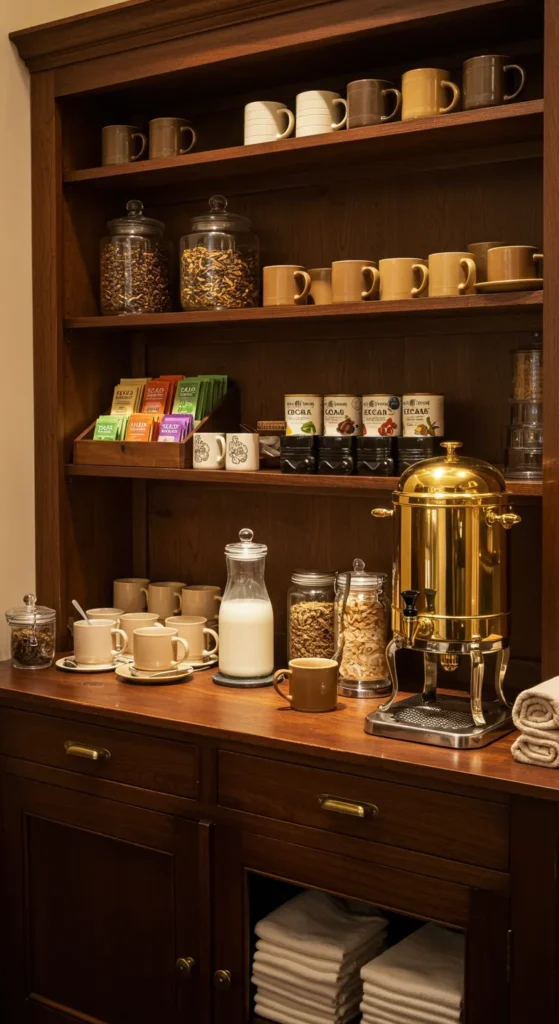 Hot Beverage Station Setup