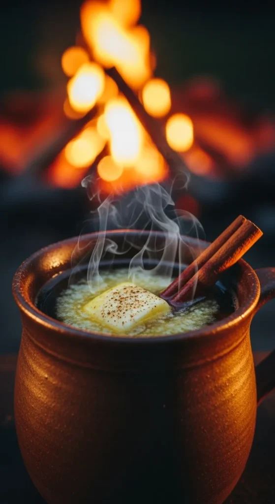 Hot Buttered Bourbon (Campfire in a Cup)