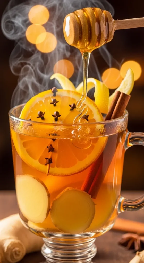 Hot Toddy with Honey-Ginger Kick