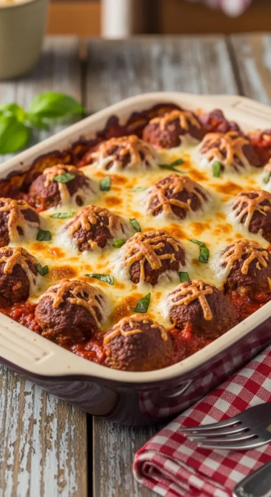 . Italian Meatball Casserole