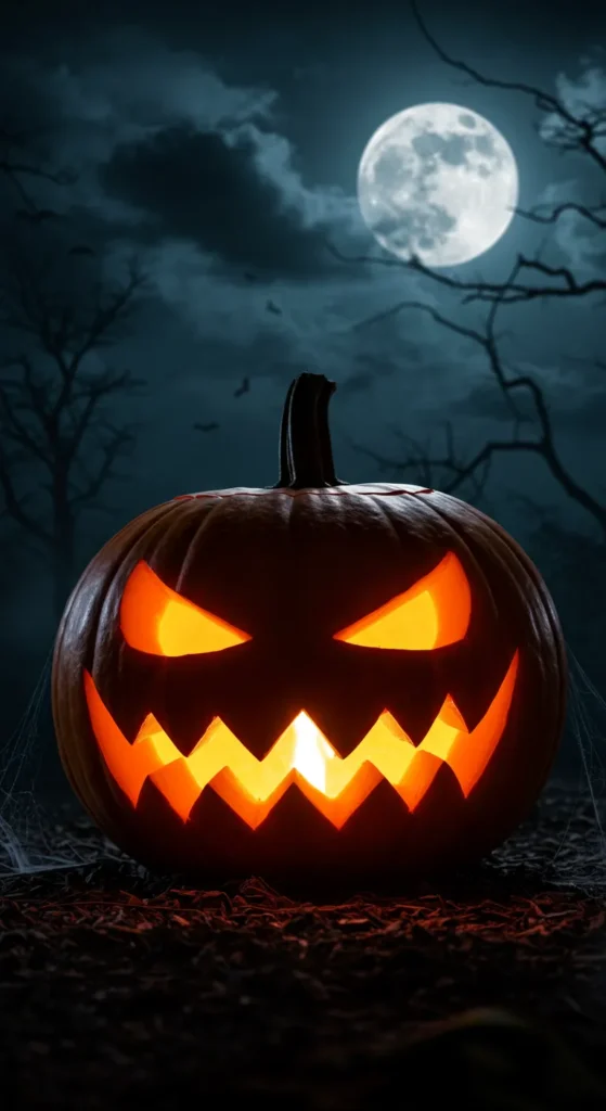 Jack O’ Lantern Halloween iPhone Wallpaper
