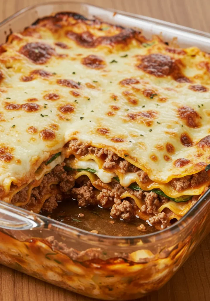 Keto Zucchini Lasagna Recipe