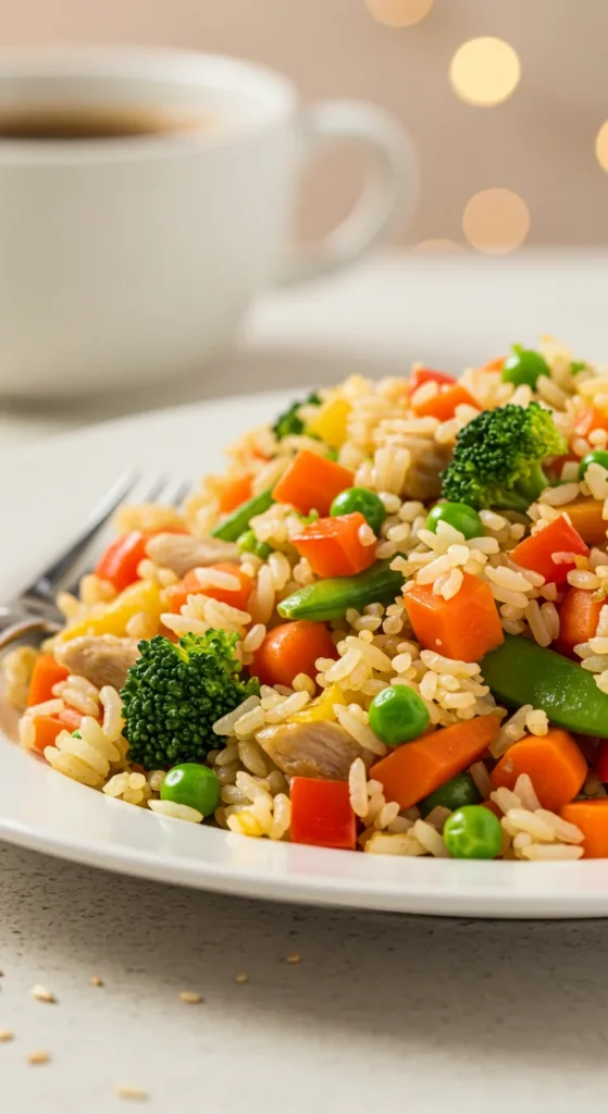 Lazy Night Veggie Fried Rice