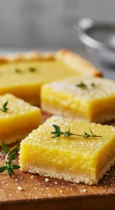 Lemon Bars with a Buttery Crust
