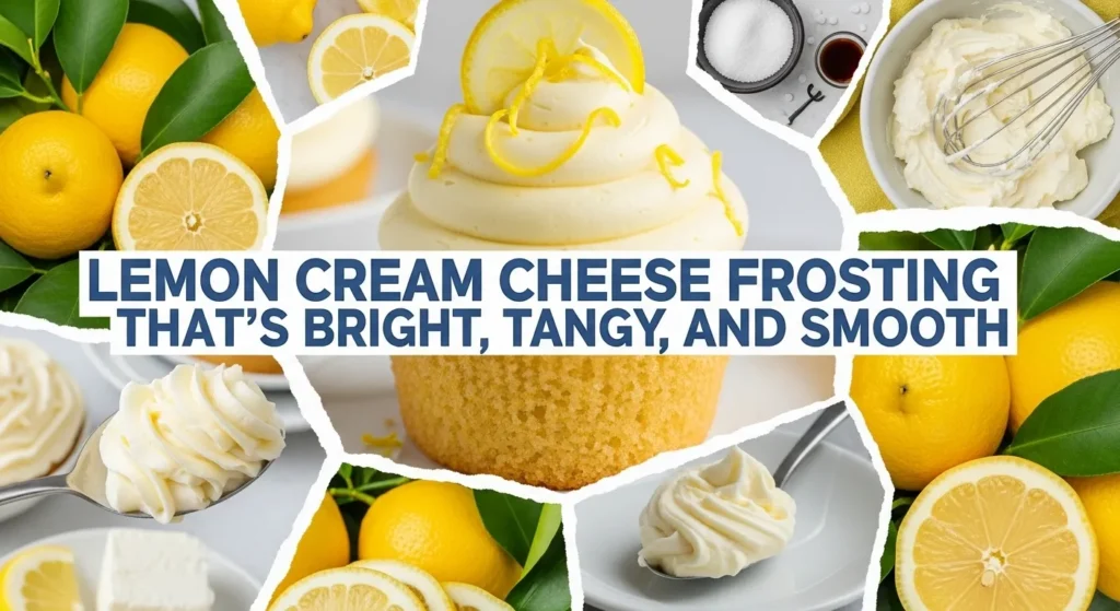 Lemon Cream Cheese Frosting That’s Bright, Tangy, and Smooth