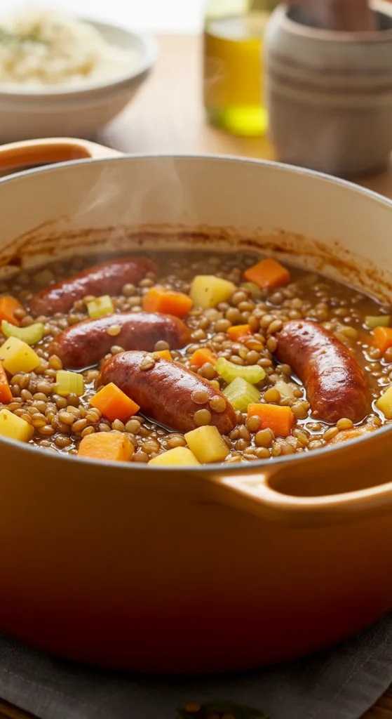 Lentil and Sausage Stew