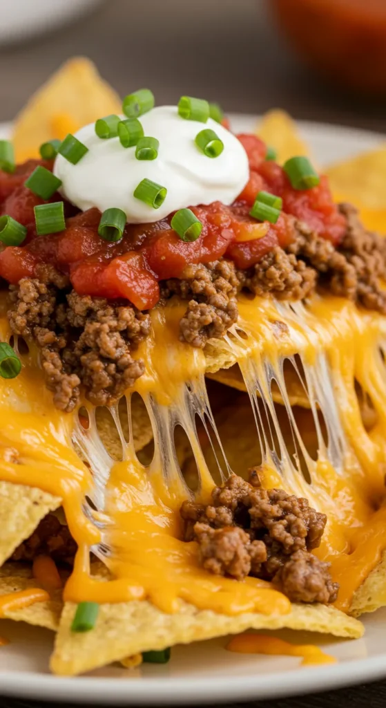 Loaded Microwave Nachos