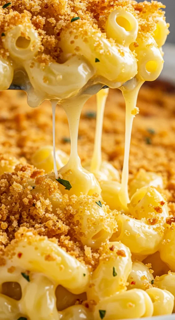 Mac and Cheese with a Crunchy Topping