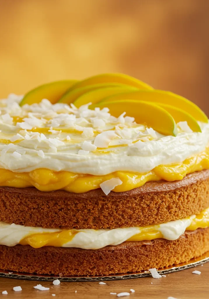 Mango Coconut Cake Recipe