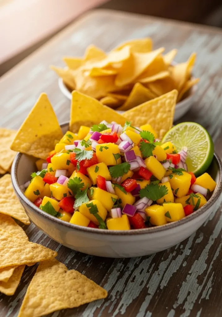Mango Salsa with Chips