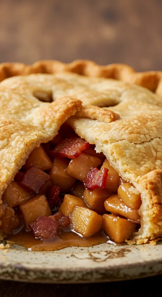 Maple Bacon Apple Pie