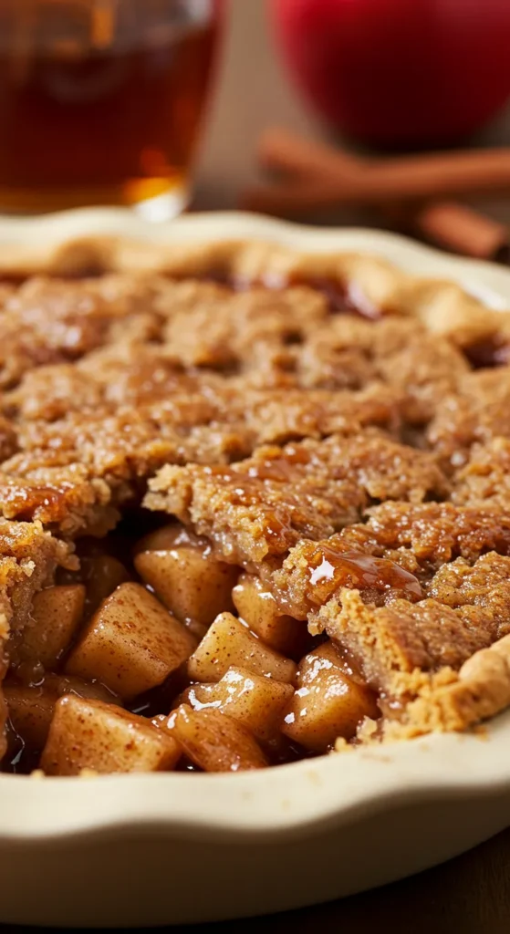 Maple Bourbon Apple Crisp