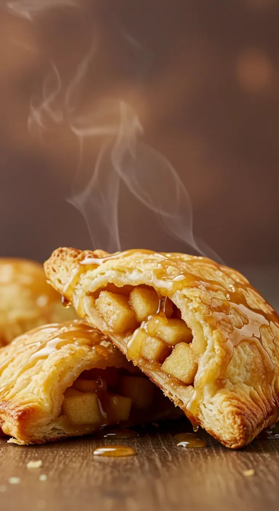Maple Glazed Apple Turnovers