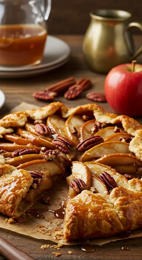 Maple Pecan Apple Galette
